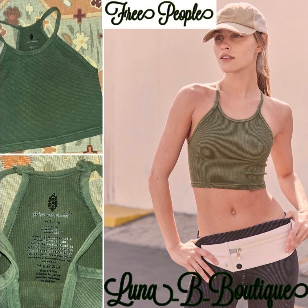 🆕⚡️Free People⚡️Happiness Runs Crop Tank⚡️